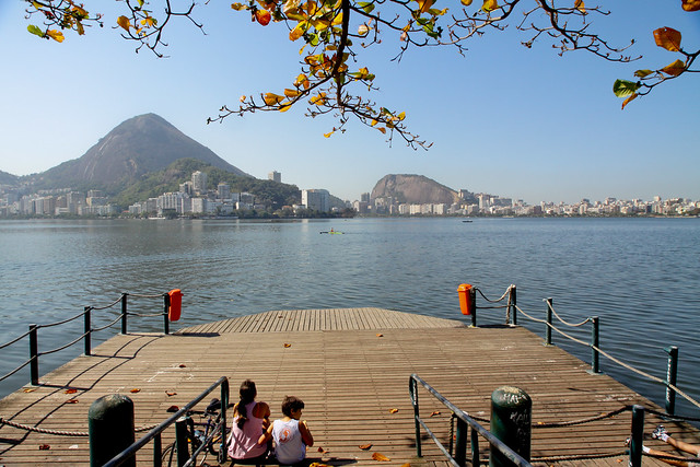 Lagoa de Freitas view from bars and restaurants
