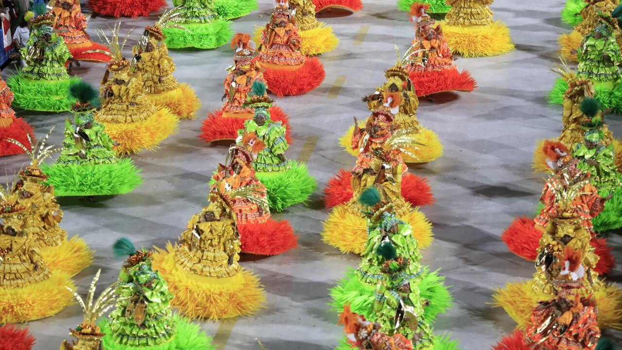 Mocidade wing costumes - Rio Carnival